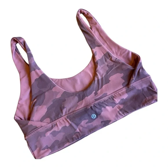 LULULEMON Align Reversible Sports Bra Heritage Camo Brier Rose reversible - Picture 3 of 3